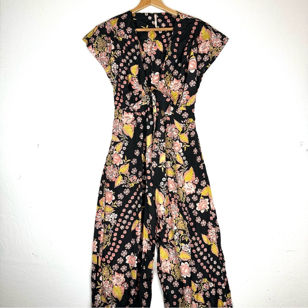 Free People Floral Pant Jumpsuit Boho Festival‎
